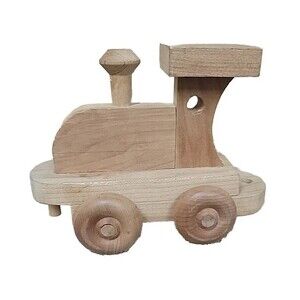 Hand Made Wooden Toy Train Engine